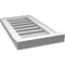 Ekena Millwork Vertical Surface Mount PVC Gable Vent: Functional, w/ 2"W x 2"P Brickmould Sill Frame, 12"W x 22"H GVPVE12X2203SF - alternate 4